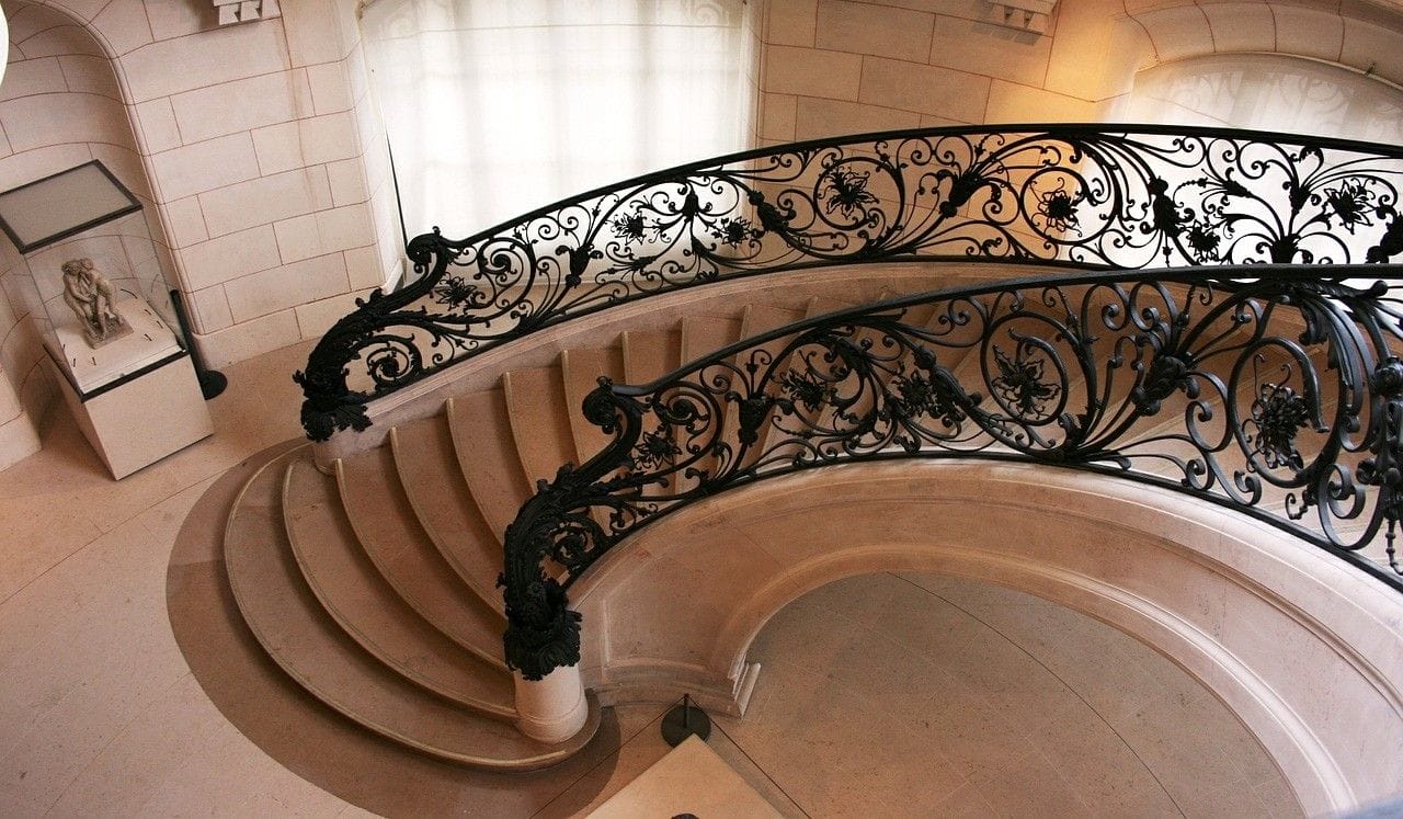 Art Nouveau staircase