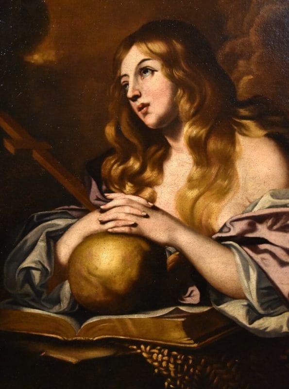 Mary Magdalene, 1656th century Roman school, circle of Francesco