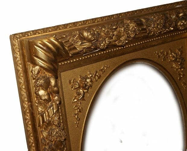 Coppia di splendide cornici dorate foglia oro francesi del 1800 • Vendita  Online Antiquariato, Modernariato e Design • NowArc