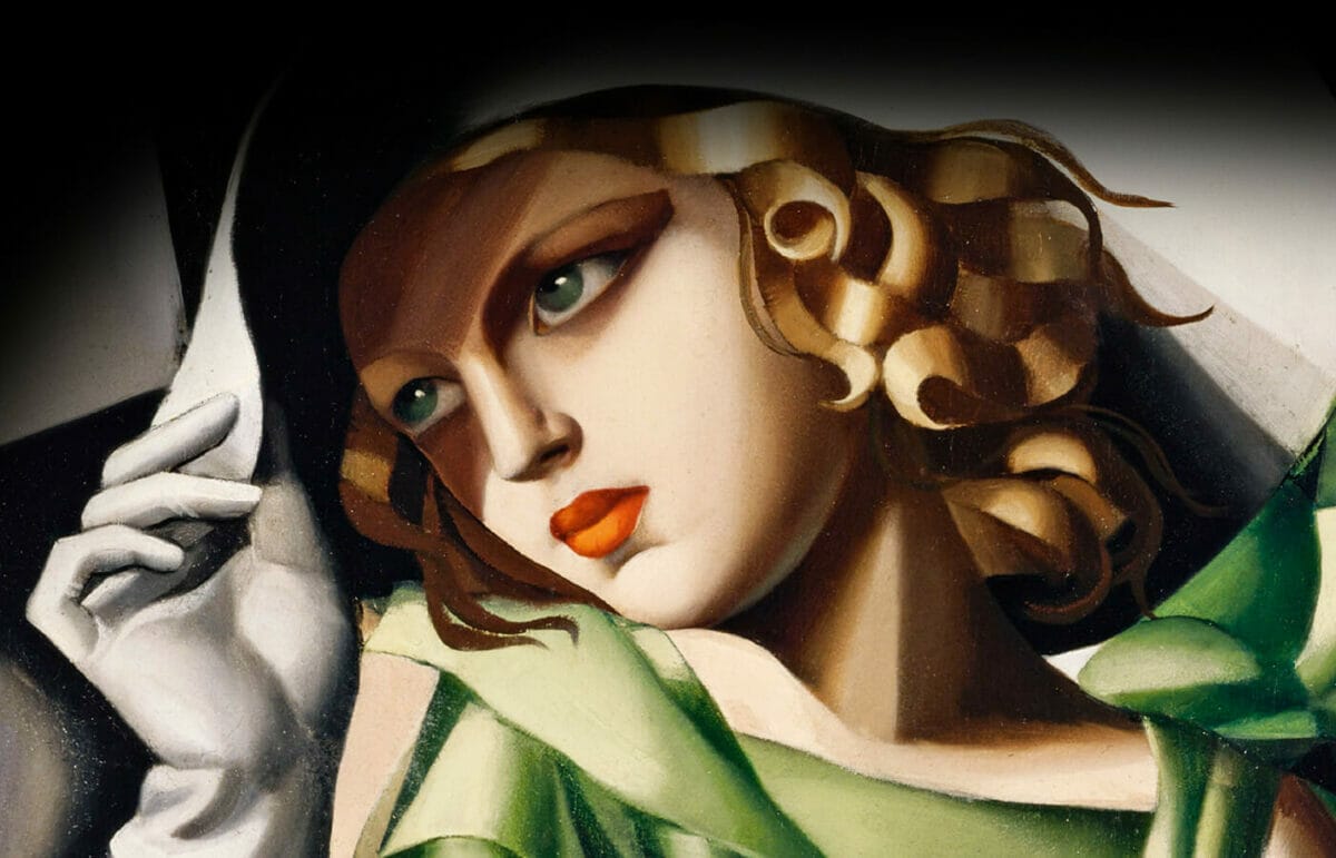 A portrait by Tamara de Lempicka