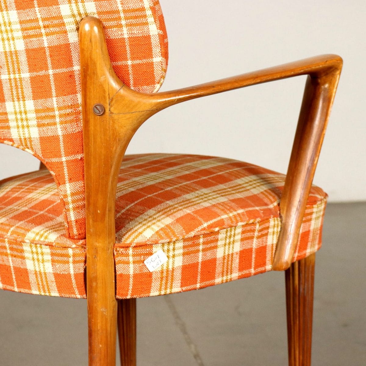 Set 6 sedie Tiffany con cuscino; anni '50 • Vendita Online Antiquariato,  Modernariato e Design • NowArc