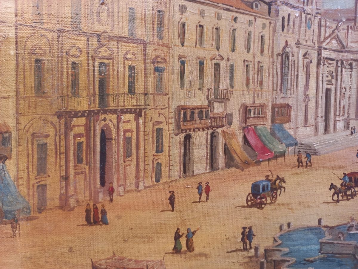 View of the Piazza Navona, Rome - Canaletto as art print or