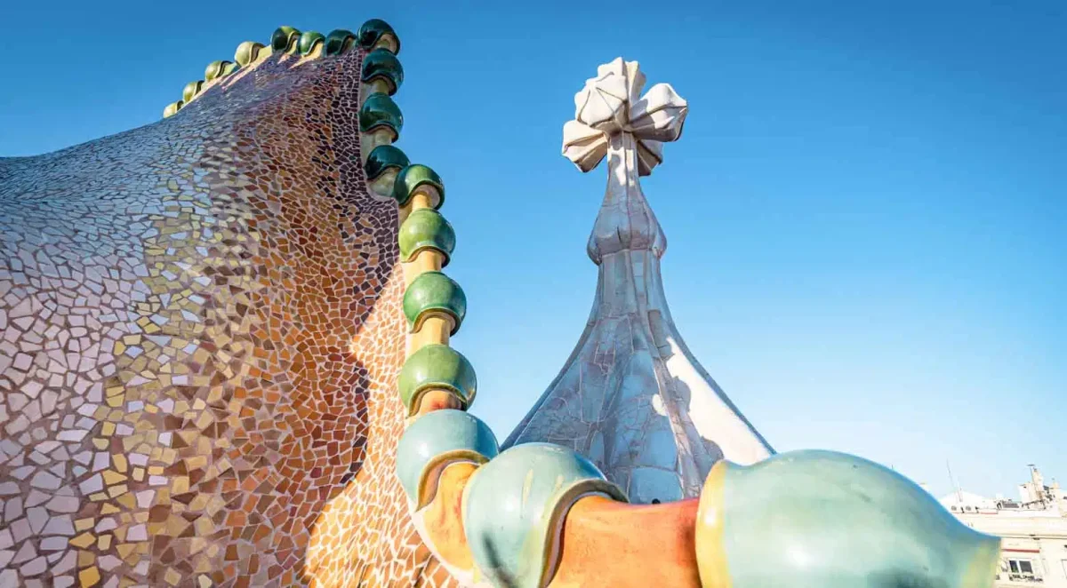 The roof of Casa Batlló