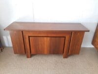 CREDENZA SIDEBOARD MODERN DESIGN ANNI ’70 ORIGINALE, IN NOCE ALTISSIMA QUALITA’